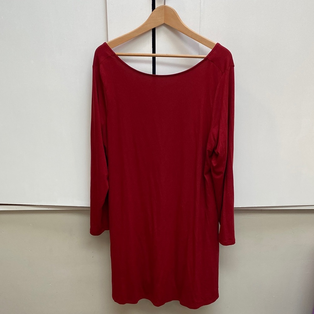 Old Navy Red Long Sleeve Dress
